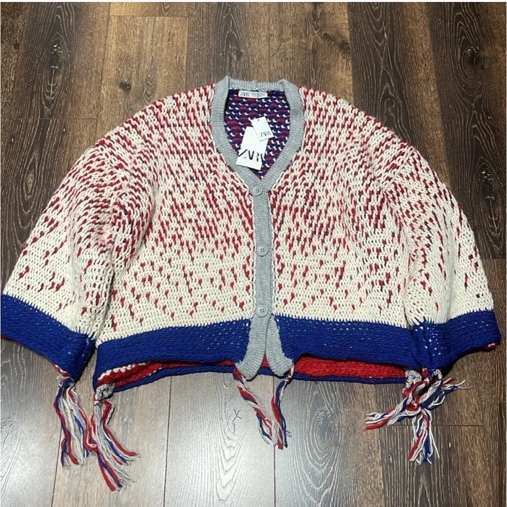 Zara fringed knit jacket - Picture 11 of 14